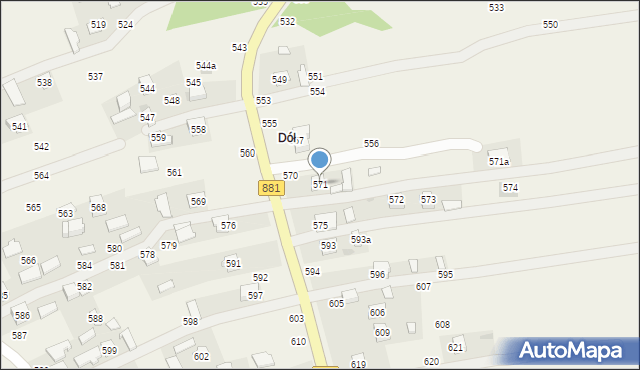 Medynia Głogowska, Medynia Głogowska, 571, mapa Medynia Głogowska