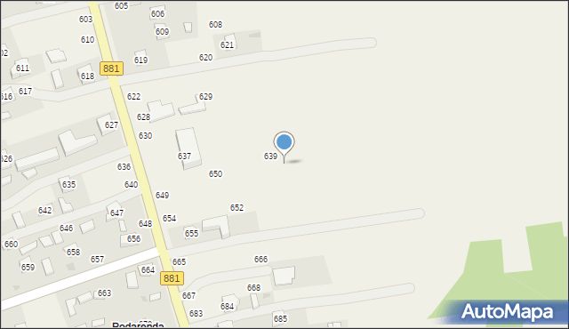 Medynia Głogowska, Medynia Głogowska, 651, mapa Medynia Głogowska