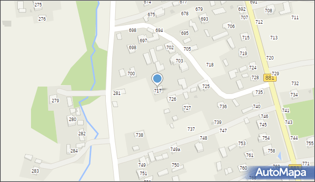 Medynia Głogowska, Medynia Głogowska, 717, mapa Medynia Głogowska