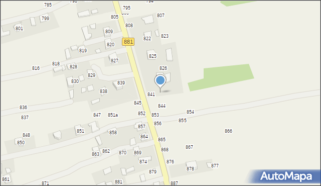 Medynia Głogowska, Medynia Głogowska, 842, mapa Medynia Głogowska