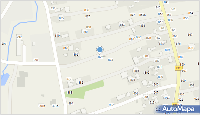 Medynia Głogowska, Medynia Głogowska, 871, mapa Medynia Głogowska