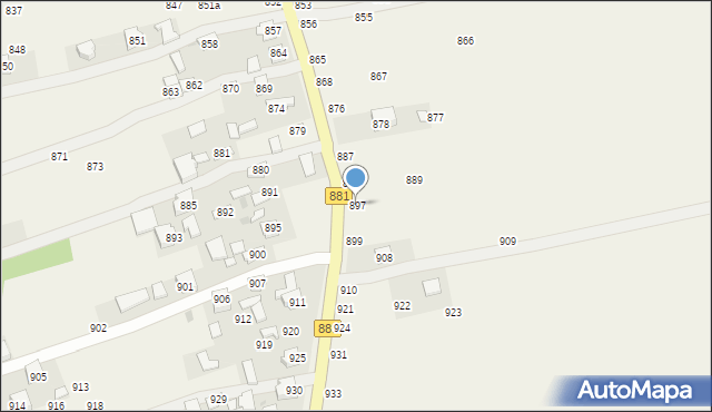 Medynia Głogowska, Medynia Głogowska, 897, mapa Medynia Głogowska