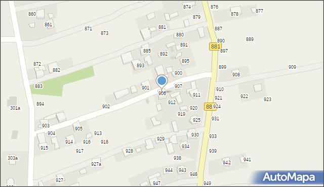 Medynia Głogowska, Medynia Głogowska, 906, mapa Medynia Głogowska
