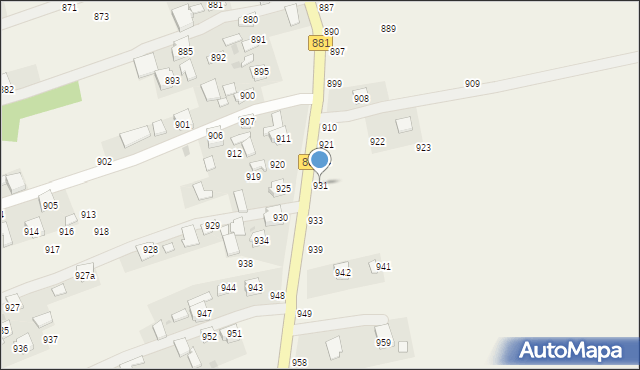 Medynia Głogowska, Medynia Głogowska, 931, mapa Medynia Głogowska