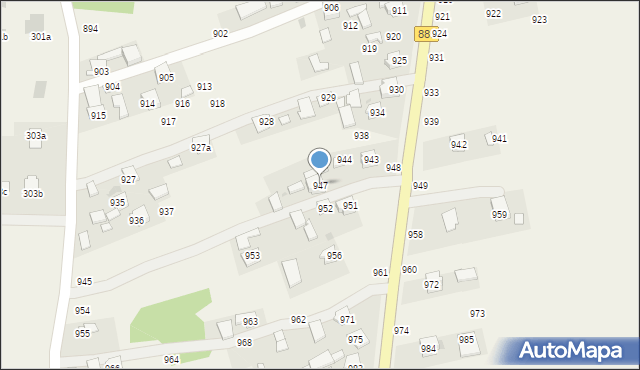 Medynia Głogowska, Medynia Głogowska, 947, mapa Medynia Głogowska