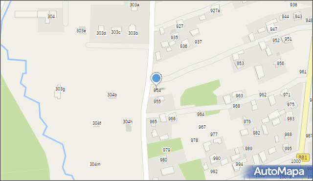 Medynia Głogowska, Medynia Głogowska, 954, mapa Medynia Głogowska