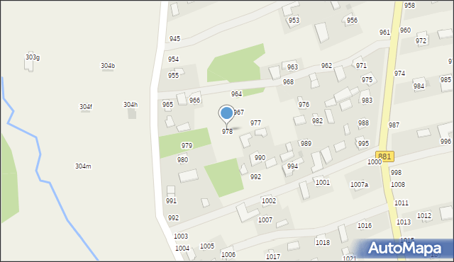 Medynia Głogowska, Medynia Głogowska, 978, mapa Medynia Głogowska