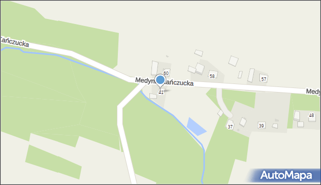 Medynia Kańczucka, Medynia Kańczucka, 41, mapa Medynia Kańczucka