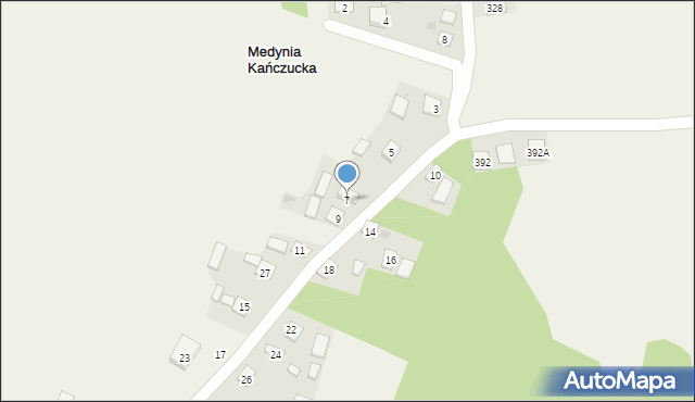 Medynia Kańczucka, Medynia Kańczucka, 7, mapa Medynia Kańczucka