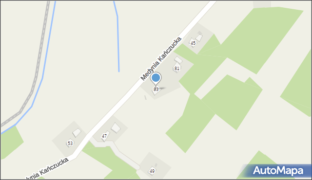 Medynia Kańczucka, Medynia Kańczucka, 83, mapa Medynia Kańczucka