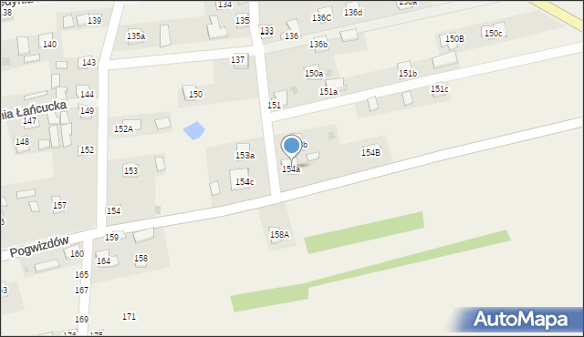 Medynia Łańcucka, Medynia Łańcucka, 154a, mapa Medynia Łańcucka