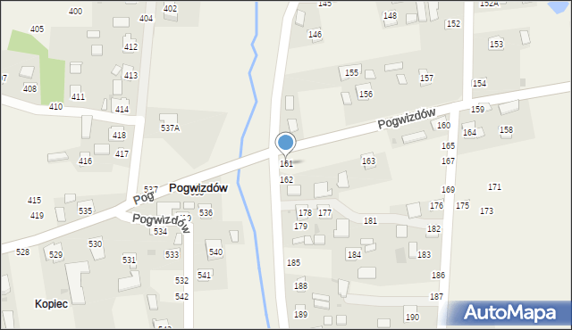 Medynia Łańcucka, Medynia Łańcucka, 161, mapa Medynia Łańcucka