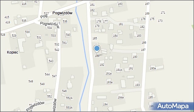 Medynia Łańcucka, Medynia Łańcucka, 189, mapa Medynia Łańcucka
