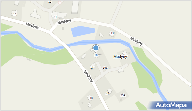 Medyny, Medyny, 16, mapa Medyny