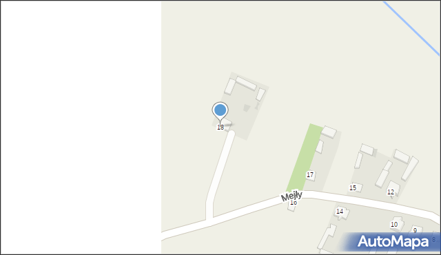 Mejły, Mejły, 18, mapa Mejły