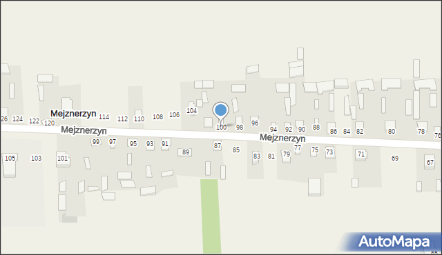 Mejznerzyn, Mejznerzyn, 100, mapa Mejznerzyn