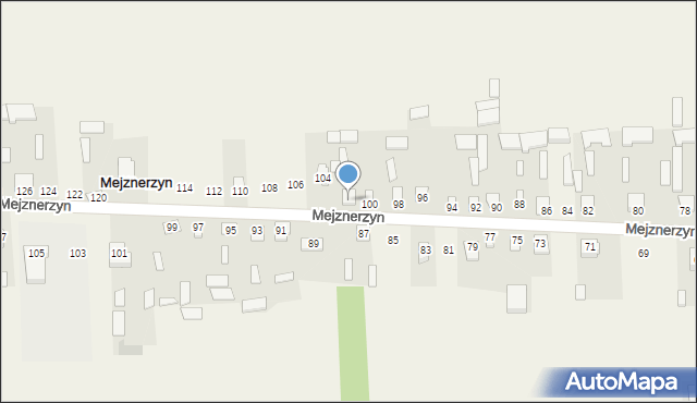 Mejznerzyn, Mejznerzyn, 102, mapa Mejznerzyn
