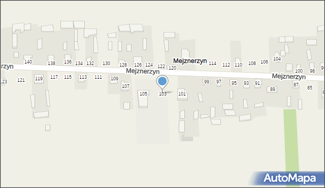 Mejznerzyn, Mejznerzyn, 103, mapa Mejznerzyn