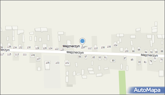 Mejznerzyn, Mejznerzyn, 114, mapa Mejznerzyn