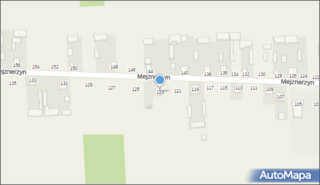 Mejznerzyn, Mejznerzyn, 123, mapa Mejznerzyn