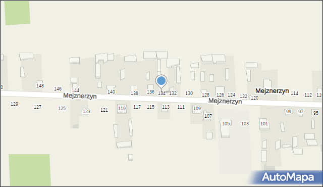 Mejznerzyn, Mejznerzyn, 134, mapa Mejznerzyn