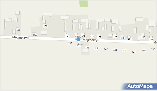 Mejznerzyn, Mejznerzyn, 153, mapa Mejznerzyn