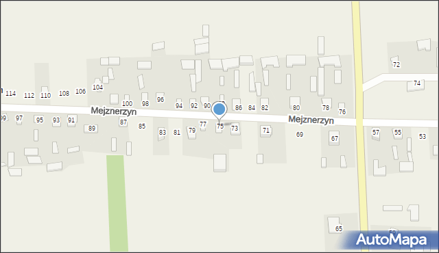 Mejznerzyn, Mejznerzyn, 75, mapa Mejznerzyn