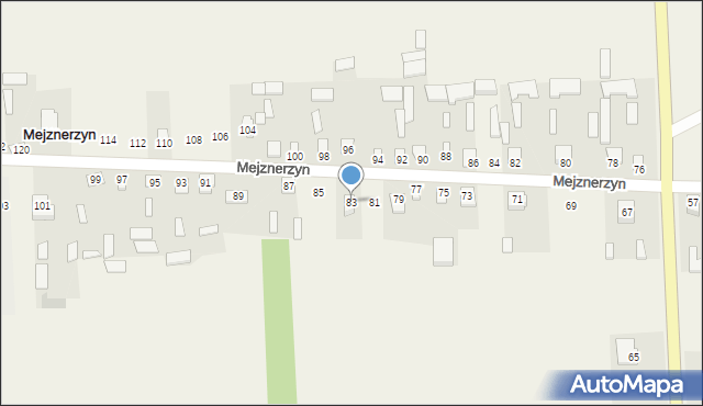 Mejznerzyn, Mejznerzyn, 83, mapa Mejznerzyn