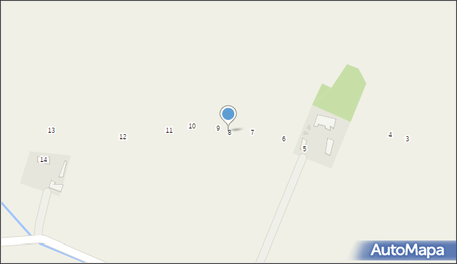 Melanów, Melanów, 8, mapa Melanów