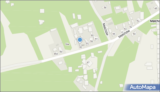 Mełchów, Mełchów, 63, mapa Mełchów