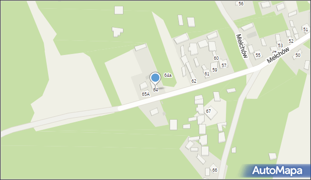 Mełchów, Mełchów, 64, mapa Mełchów