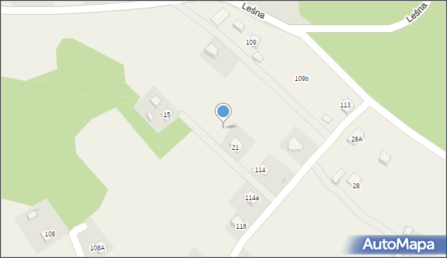 Meszna Opacka, Meszna Opacka, 114b, mapa Meszna Opacka