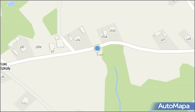 Meszna Opacka, Meszna Opacka, 133, mapa Meszna Opacka