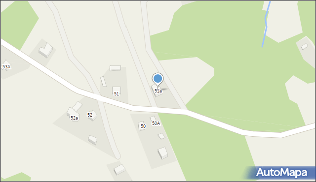 Meszna Opacka, Meszna Opacka, 51a, mapa Meszna Opacka