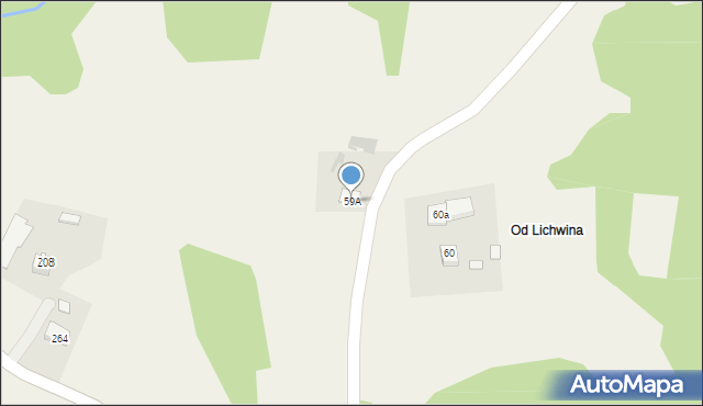 Meszna Opacka, Meszna Opacka, 59A, mapa Meszna Opacka