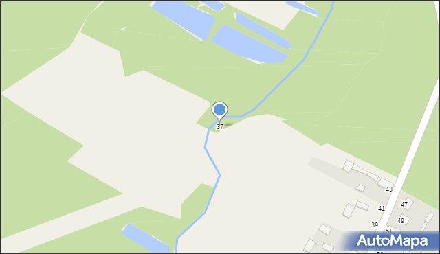 Mętna, Mętna, 37, mapa Mętna