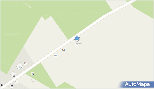 Mętna, Mętna, 66, mapa Mętna