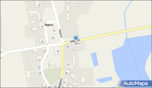 Mętno, Mętno, 58, mapa Mętno