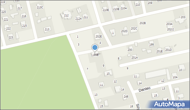 Mętów, Mętów, 199B, mapa Mętów