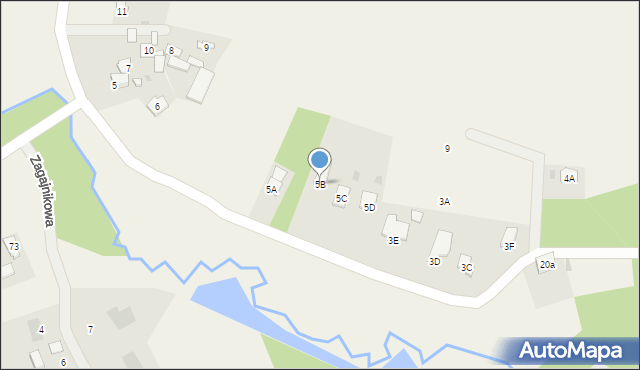 Mętów, Mętów, 5B, mapa Mętów