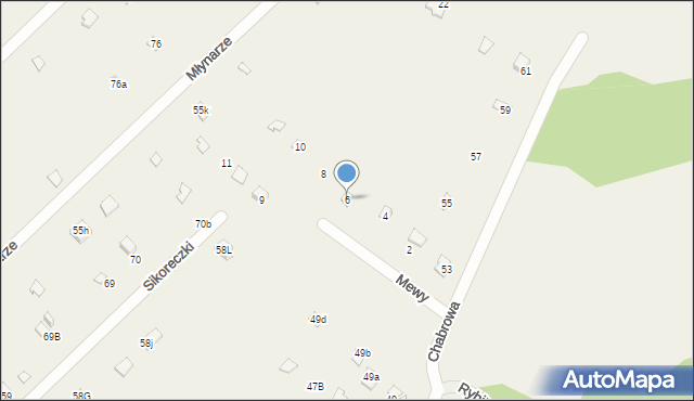 Młynarze, Mewy, 6, mapa Młynarze