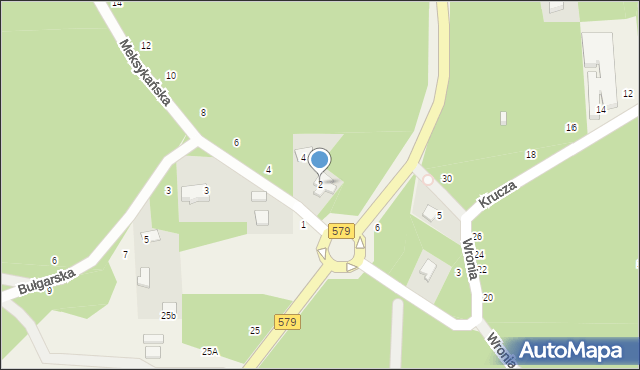 Mościska, Meksykańska, 2, mapa Mościska