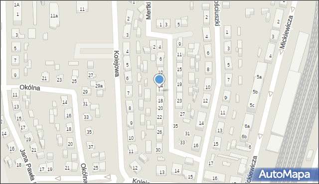 Nowe Skalmierzyce, Mertki Jana, 16, mapa Nowe Skalmierzyce