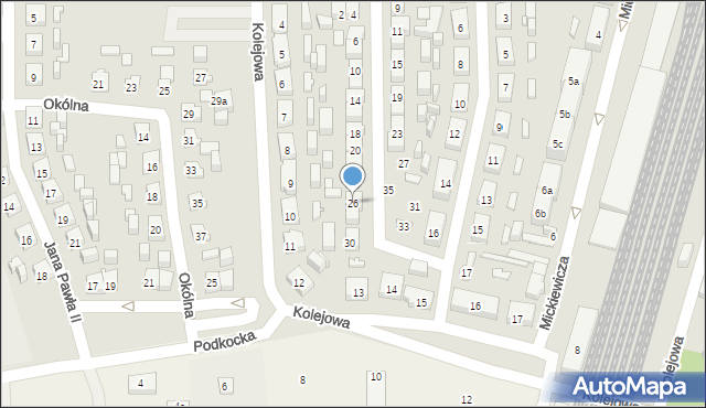 Nowe Skalmierzyce, Mertki Jana, 26, mapa Nowe Skalmierzyce