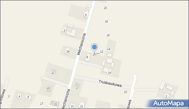 Obrowo, Mechaniczna, 10, mapa Obrowo