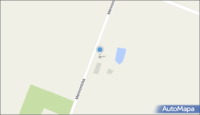 Orłowo, Mennonicka, 63, mapa Orłowo