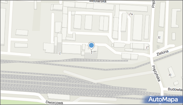 Prudnik, Meblarska, 2, mapa Prudnik