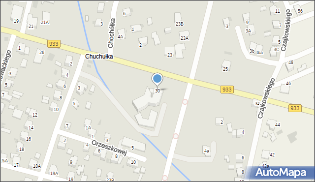 Pszczyna, Męczenników Oświęcimskich, 30, mapa Pszczyny