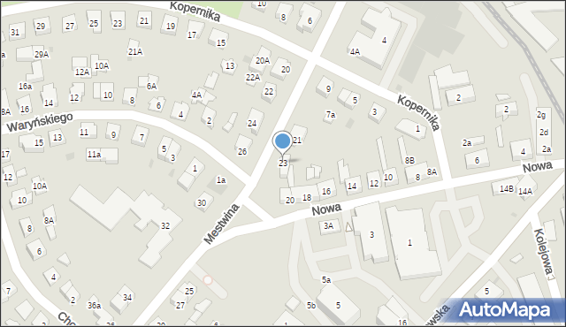 Puck, Mestwina, 23, mapa Puck