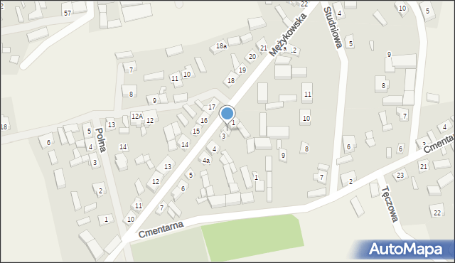 Rosko, Mężykowska, 2, mapa Rosko